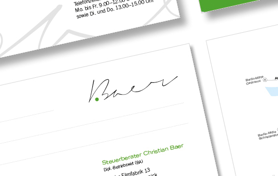 Graphicsson - Design -Steuerberater Christian Baer