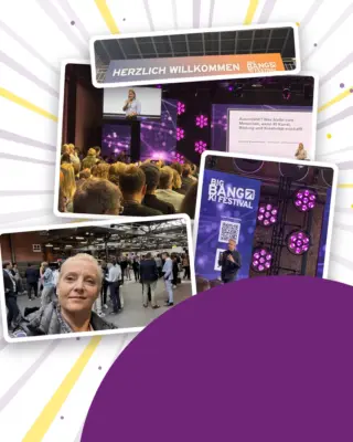 Wir waren dabei. Zwei Tage BIG BANG KI FESTIVAL, über 11.000 Menschen und Richard David Precht vor vollem Saal.
Warum? Zukunft, Austausch, neue Impulse. In unserem Umfeld winken bei KI noch viele ab. Wir nicht.
Und ja, das Festival leuchtet in unserem Lila. Zufall? Wir glauben nicht.
Unser Fazit: KI schenkt Zeit. Wir stecken sie in Idee und Konzept.
#GRAPHICSSON #BigBangKIFestival #KIimMittelstand #DesignMitKonzept #KIFestival