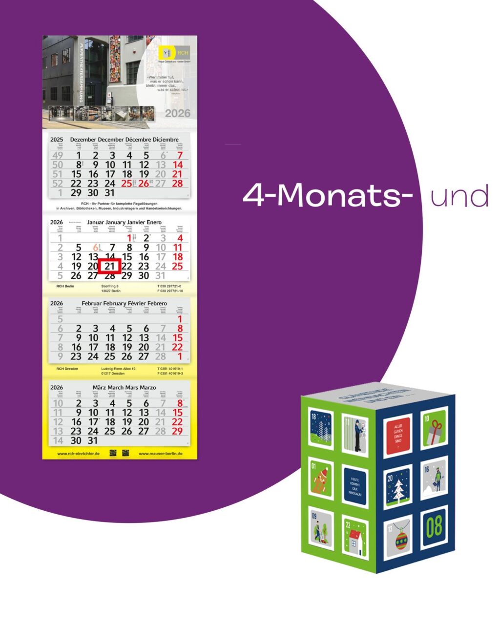 TADAAA! GRAPHICSSON – die »neue« Gestaltungszentrale ist tatsächlich online. Was lange währt, wird endlich sichtbar: www.graphicsson.de

GRAPHICSSON versteht sich jetzt ganz offiziell als Gestaltungszentrale – konzeptionell stark, designverliebt wie eh und je und jetzt auch digital so aufgestellt, wie wir es für unsere Kunden schon tagtäglich umsetzen: klar, markant, auf den Punkt und mit Herzschlagmoment :-)

Und ja – wir sind trotz aller Veränderungen noch immer #purple. Warum? Weil #Lila für GRAPHICSSON mehr als eine Farbe ist! Es ist ein Statement. Es steht für mutige Gestaltung mit Verstand, für Ideen, die mehr können als nur hübsch, und für Marken, die nicht dem nächsten Trend, sondern der eigenen Linie folgen.

So wie diese (unsere) Kunden…
• Für RCH und UNIVERSAL haben wir Kalender gestaltet, die mehr sind als praktische Planer – sie transportieren Identität.
 • m2g-Consult hat mit einem Save-the-Date-Flyer geladen – ganz besonders zur Freude der Köpenicker UNION-Fans.
 • Und die 3. Ausgabe des John-Locke-Letters 2025 (SOPHIA Berlin GmbH) ist bereits erschienen und im Kiez von Berlin-Lichtenrade angekommen. Die finale Ausgabe des Jahres wird auch schon wieder umgesetzt.

Wir danken unseren Kunden für das Vertrauen und die immer partnerschaftliche Zusammenarbeit. Vielen lieben Dank!

#graphicsson ist keine klassische Agentur, sondern Gestaltungszentrale für Konzept und Design. Denn ohne Konzept kein Design.