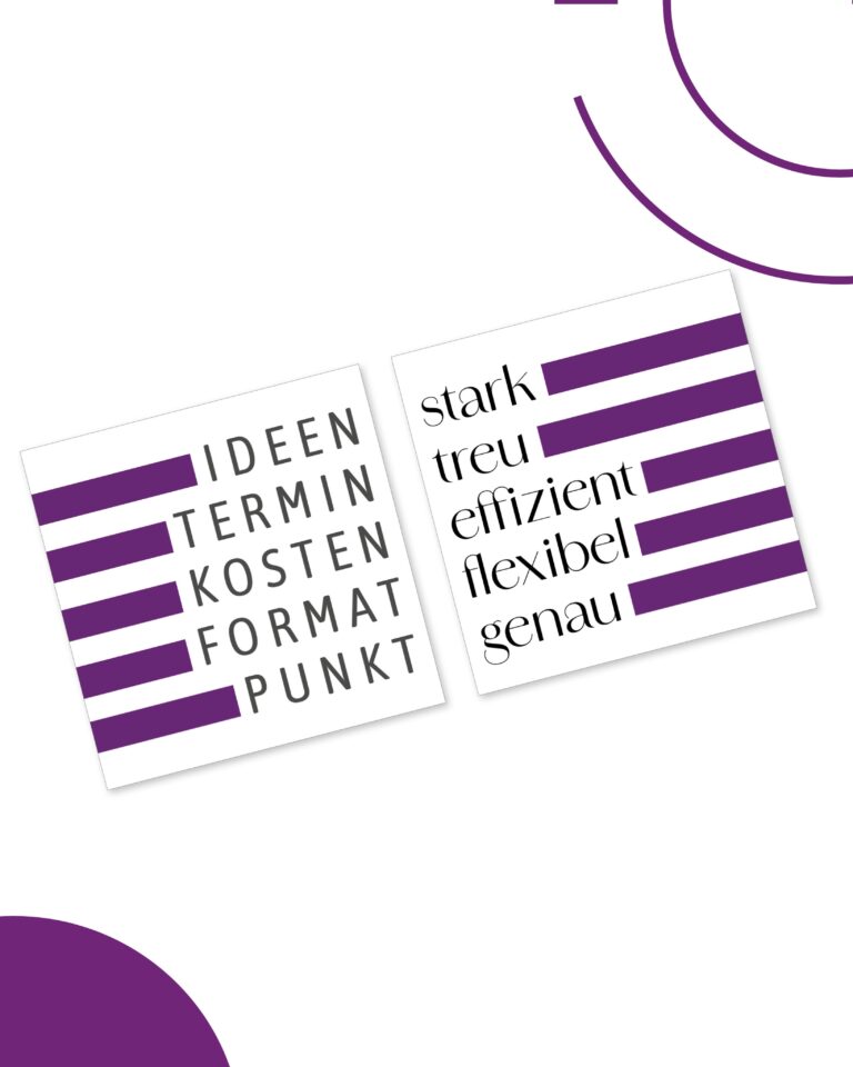 Fünf Wörter, die wir uns nicht ausgedacht haben.

Ideenstark, termintreu, kosteneffizient, formatflexibel, punktgenau: Das sind die fünf Versprechen auf unseren Memory-Karten. Sie klingen selbstverständlich, sind es aber nicht.

Wir haben sie nicht im Workshop erfunden, weil sie gut klingen. Sondern weil Kunden uns genau so beschreiben, wenn man sie nach der Zusammenarbeit fragt.

Welche fünf Begriffe beschreiben deine Arbeit? Schreib sie uns in die Kommentare.

#GRAPHICSSON #Gestaltungszentrale #ganzheitlich #PrintundDigital